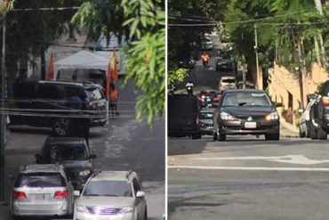 ¡PÍLLALO! La exagerada caravana que trasladó a Rodríguez Zapatero a la casa de Leopoldo López