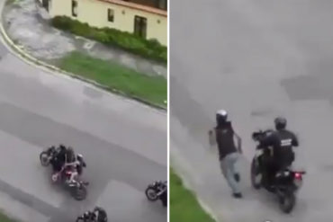 ¡COMO UN MALANDRO! PoliCarabobo persiguió y atropelló a un joven para robarle su moto