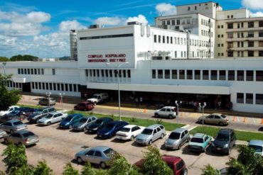 ¡REALMENTE ASQUEROSO! El momento en el que cayó una rata del techo en un hospital de Bolívar