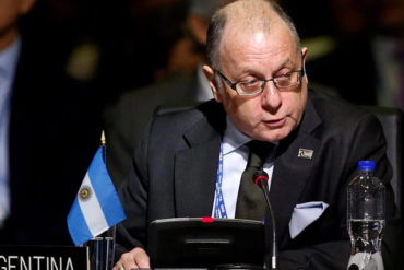 ¡LO DIJO CLARITO! Canciller argentino: «Venezuela vive una emergencia humanitaria, social y sanitaria»