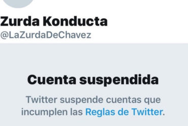 ¡SEGUIRÁN LLORANDO! Twitter suspendió la cuenta de Zurda Konducta por violación de normas