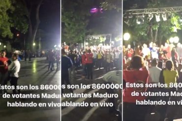 ¡NO LO VERÁS EN VTV! La “aplastante” victoria de Maduro que contó con una pírrica celebración (+Video +bochorno)