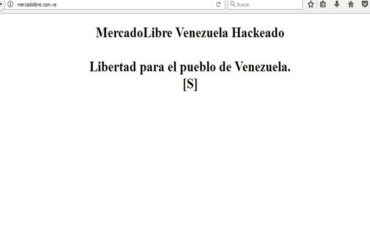 ¡ENTÉRESE! Hackearon Mercadolibre y escribieron el mensaje “Libertad para Venezuela”