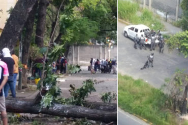 ¡ATENTOS! Reportan fuerte represión en Montalbán II este #29Jul: Hay un joven herido de bala (+Videos +detonaciones)