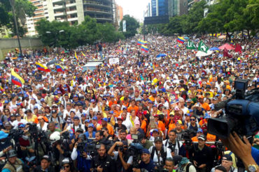 ¡MÁS FUERTES QUE NUNCA! Oposición se concentra en Chacaíto para conmemorar 100 días de resistencia (+Fotos)