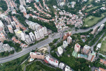 ¡IMPRESIONANTE! Las impactantes fotos aéreas del paro nacional en el sureste de Caracas el #27Jul