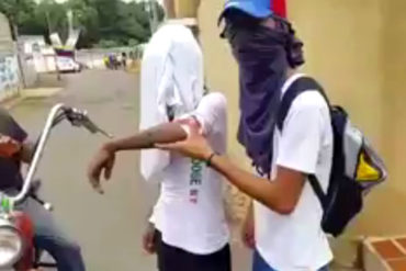 ¡BATALLA CAMPAL! Con perdigones de hierro y metras: así arremetió la GNB contra manifestantes en Maracaibo (+Video)