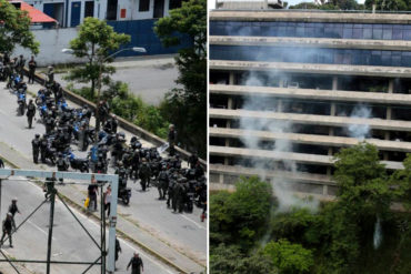 ¡SIN PIEDAD! Brutal represión de la GNB en Caurimare: afectados pacientes de la Policlínica Metropolitana