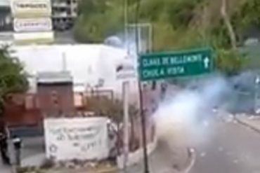 ¡ÚLTIMA HORA! Reportan represión a manifestantes en Colinas de Bello Monte