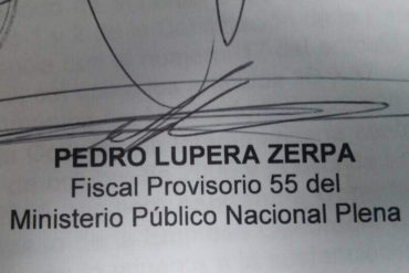 ¡SEPAN! Fuentes del MP asegura que firmas de Ferrer y Lupera no son las de ellos