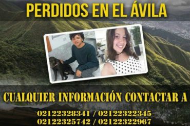 ¡FUERZA Y FE! Familiares de jóvenes extraviados en El Ávila: “Tenemos esperanza” (+Comunicado)