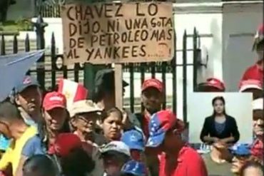 ¡EL CHISTE DEL DÍA! Milicianos piden a Maduro no vender “ni una gota más” de petróleo al “imperio”