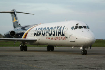 ¡HECHO EN SOCIALISMO! Este domingo salió el último vuelo de Aeropostal antes de su cierre definitivo