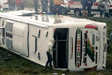 ¡TRÁGICO! 27 venezolanos heridos tras accidente de bus en Ecuador (+lista de heridos)