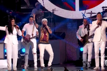 ¡GRANDIOSA! «Valiente», la canción que le dedicaron a Venezuela en los Premios Tu Mundo (+VIDEO)