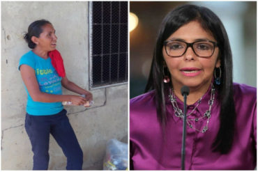 ¡EL COLMO DE LOS COLMOS! Supuesta prima de Delcy Rodríguez vive en condiciones de extrema pobreza (+Fotos)