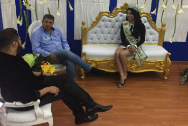 ¡LO ÚLTIMO! Henri Falcón recibió a la nueva Miss Venezuela Tierra 2017 (y lo estallaron en las redes)