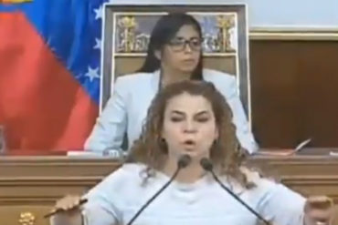 ¡AMÁRRENLA! Iris Varela pierde los estribos y llama a Luisa Ortega “escoria y gusano arrastrado de EEUU» (+Video)