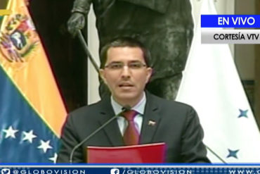 ¡PÍLLALO! Jorge Arreaza se estrena con pataleta: «Nadie puede sacar a Venezuela del Mercosur» (+Video)