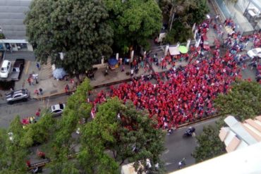 ¡VEA! Así va la «marcha antiimperialista» en rechazo a la amenaza de intervención de EE.UU.