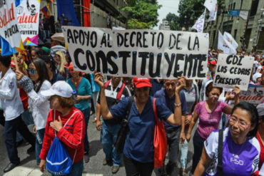 ¡POR LA ILEGÍTIMA! Chavismo se reúne este #7Ago en Caracas en apoyo a la Asamblea Nacional Constituyente