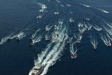 ¡LA BURLA! Los marinos que defenderán las costas venezolanas de una posible intervención militar (+Video)