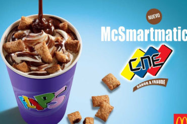 ¡ESTALLAN LAS REDES! Presentan el nuevo McFlurry de Flips y tuiteros responden con el Mc Smartmatic (con sabor a fraude)