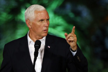 ¡CLARITO! Pence: “Lucharemos por la libertad para el pueblo de Venezuela”