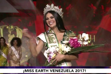 ¡NUEVA REINA! Ninoska Vásquez fue coronada Miss Earth Venezuela 2017 (+Video)