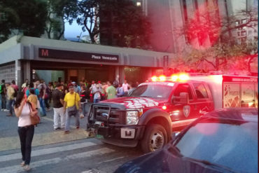 ¡SEPA! Desalojaron estación Plaza Venezuela del Metro de Caracas por tren sin tracción (sonó como una explosión)