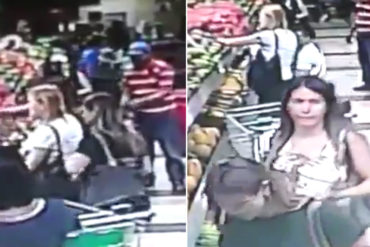 ¡PILLADA! El «modus operandi» que están aplicando para robar en supermercados de Caracas (+Video)