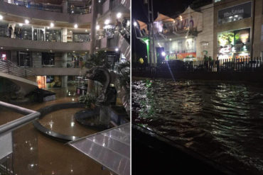 ¡ATENCIÓN! Sambil Valencia terminó inundado y sin luz tras fuertes lluvias en la entidad (Fotos+Video)