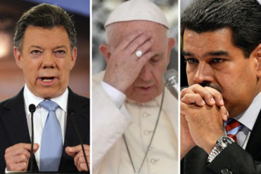 ¡SUFRE, NICO! Santos confirma que hablará con el papa Francisco sobre la crisis en Venezuela: Vamos a seguir presionando