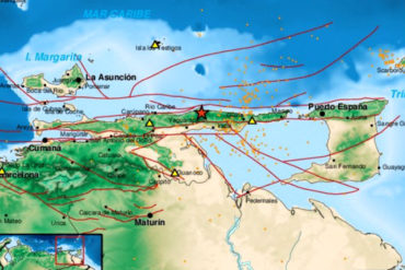 ¡URGENTE! Se registró sismo de 4.9 de magnitud en el Mar Caribe cerca de San Juan de Las Galdonas (estado Sucre)