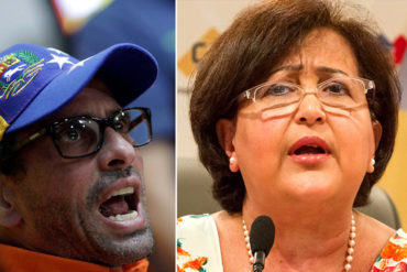 ¡SE LAS CANTÓ DE FRENTE! Capriles a Tibisay Lucena: Hay fraude en el proceso, ¿qué le dirás ahora al país?