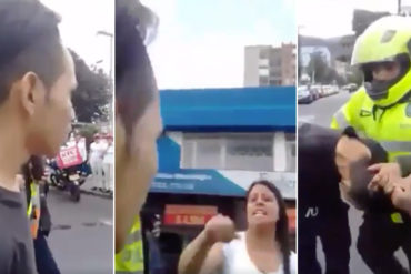 ¡QUÉ RAYA! Pillaron a un Venezolano robando en Colombia y así lo sacaron: “Rata de mierd*” (+Video)