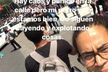 ¡VEA! Así vivieron los artistas y periodistas venezolanos en Méxicos los angustiantes momentos del sismo