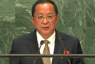 ¡EL COLMO! Corea del Norte cargó duro contra Trump en su discurso en la ONU y apoyó a Venezuela