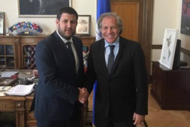 ¡LO ÚLTIMO!David Smolansky se reunió con Luis Almagro en Washington