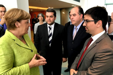 ¡APOYO TOTAL! Angela Merkel expresó absoluto respaldo a la AN, en reunión con oposición venezolana