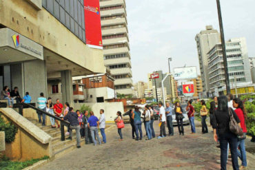 ¡TENEMOS PATRIA! Cierran oficina del Banco de Venezuela en Maracaibo por falta de efectivo