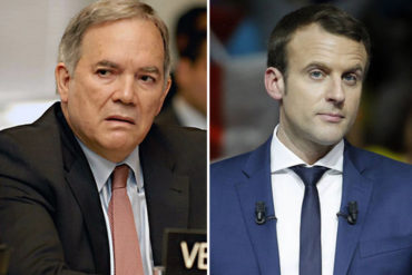 ¡ENTÉRESE! La severa acusación de Roy Chaderton al presidente de Francia, Emmanuel Macron