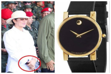 ¡VAYA, VAYA! El «humilde» reloj de Cilia Flores que no podrá tener cualquier venezolano (pasa de 60 sueldos mínimos)