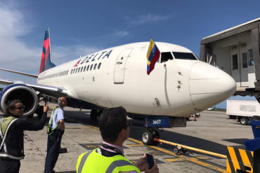 ¡CRECE EL ENCIERRO! Así partió el último vuelo de Delta Air Lines desde Venezuela (+Video + Fotos)