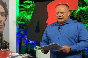 ¡DICTADURA! Diosdado Cabello: “La libertad de expresión no le pertenece a los medios”