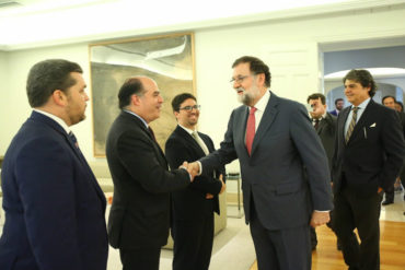 ¡ENTÉRESE! Julio Borges y Freddy Guevara fueron recibidos por el Presidente de España