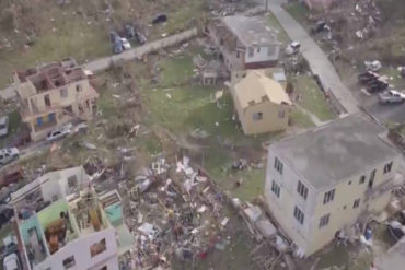 ¡DEVASTADOR! Estos fueron los destrozos que causó Irma en la isla Tórtola (+Video)