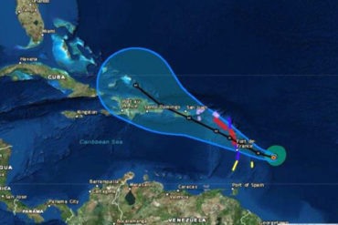 ¡ATENCIÓN! El huracán María sube a categoría 3 y sigue la ruta de Irma (podría afectar a Venezuela)