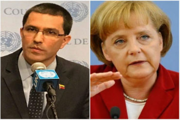 ¡PICADÍSIMO! Arreaza estalla contra Merkel por opinar sobre Venezuela y le sugiere “informarse objetivamente”