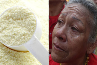 ¡INDIGNANTE! Abuela rompió en llanto al ver el inalcanzable precio de la leche en un supermercado